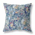 Palacedesigns 18 in. Springtime Indoor & Outdoor Throw Pillow Gray & Orange PA3101366